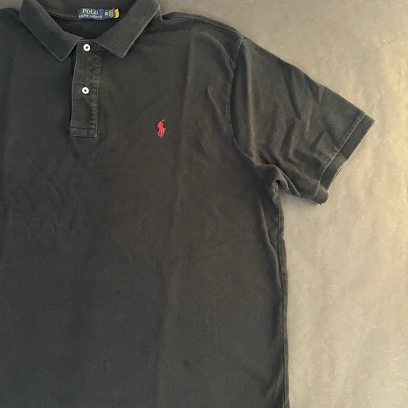 The Iconic Mesh Polo Shirt Black Big & Tall 3XB 3TG - Picture 5 of 10